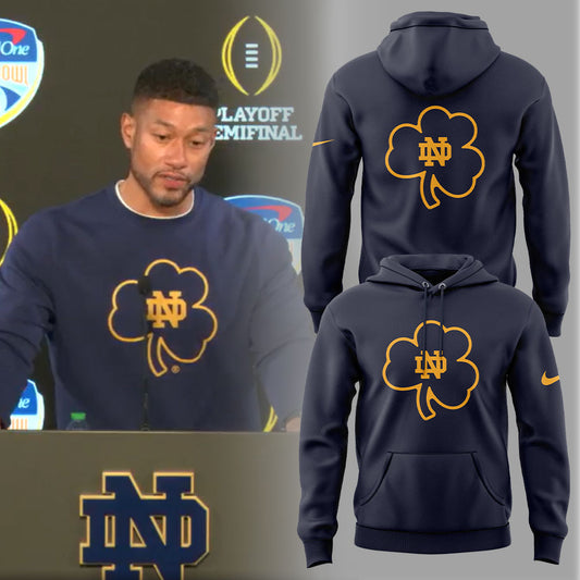 Notre Dame Coach Marcus Freeman CLOVER Hoodie