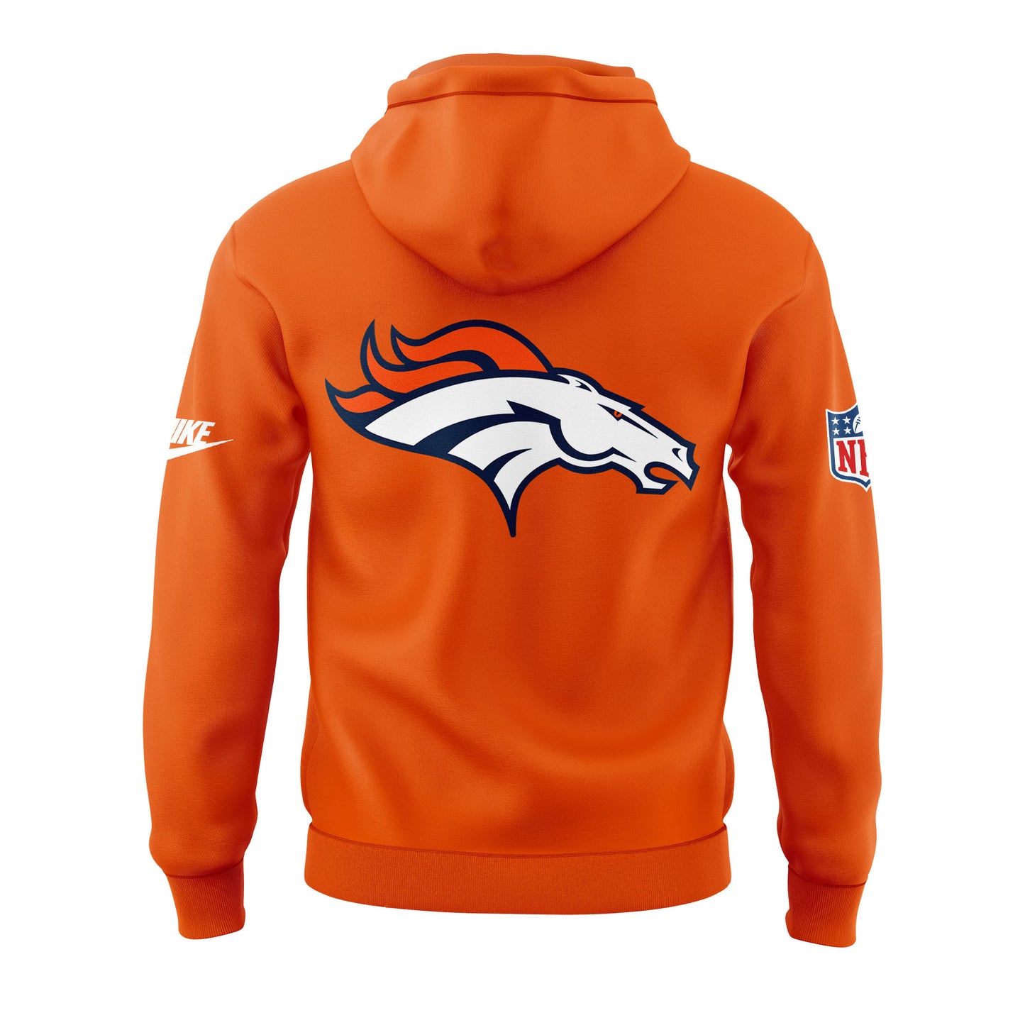 Denver Broncos Coach Sean Payton Throwback Hoodie 2025 Orange