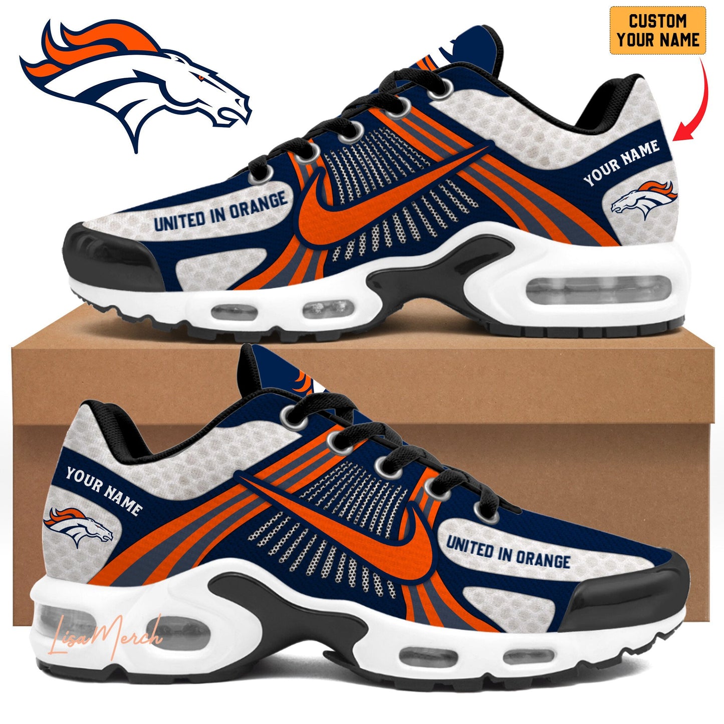 Denver Broncos 2024 New Shoes - United In Orange Broncos Limited Edition Shoe