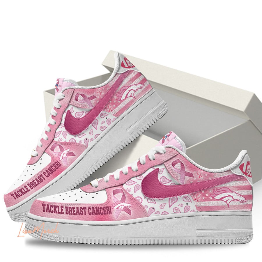 Denver Broncos Shoe - 2024 Limited Tackle Breast Cancer Shoe Edition