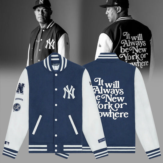 2024 Premium New York Yankees World Series Baseball Jacket - Limited Edition New York Yankees x New York or Nowhere Varsity Jacket 2024 Special