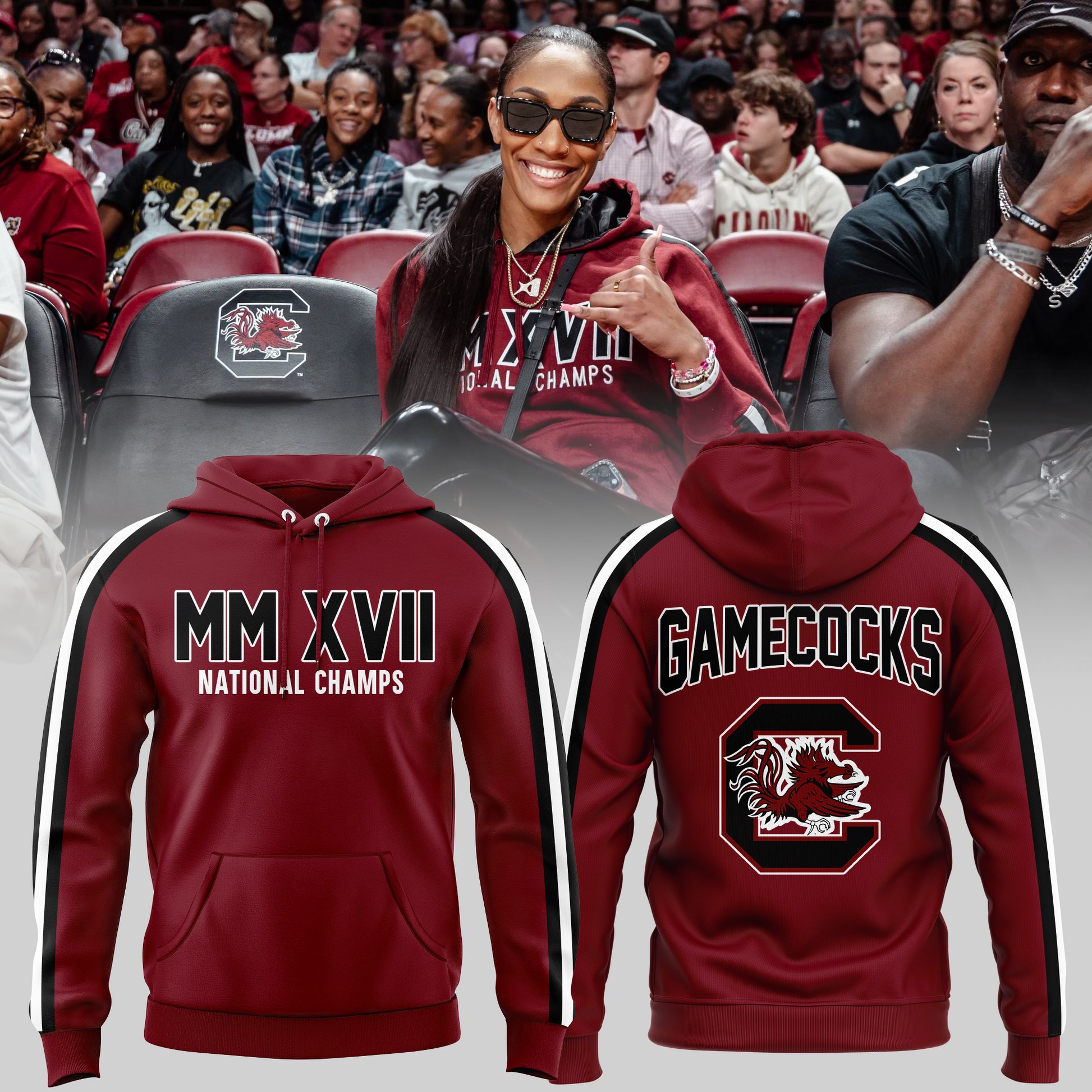 Limited Edition South Carolina Women Basketball Hoodie