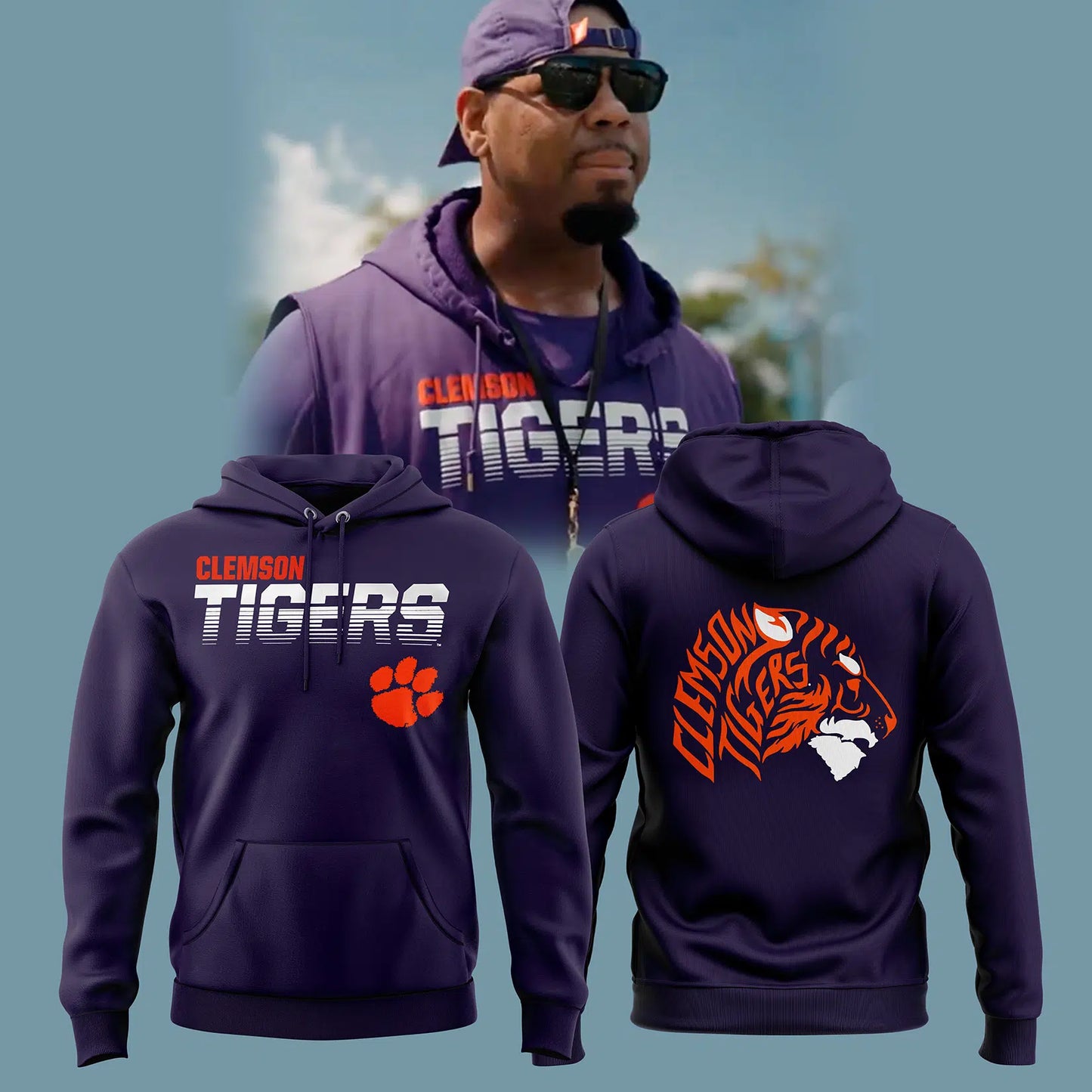 Premium Clemson Tigers Gear - Clemson Tigers Football Traning Camp 2-Side Hoodie - Unique Gift For Clemson Tigers Fan