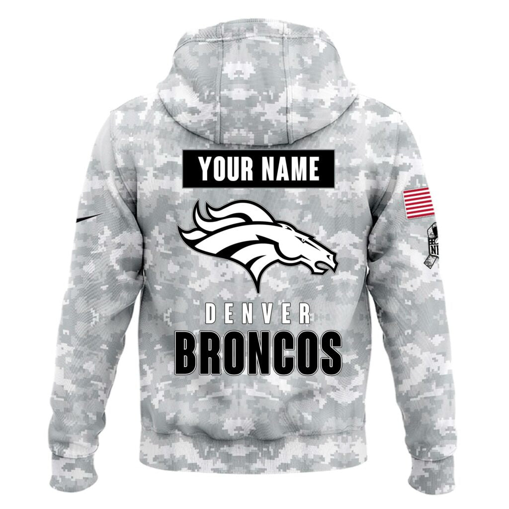 Denver Broncos Hoodie Camo 2024 Salute to Service Club Limited Edition