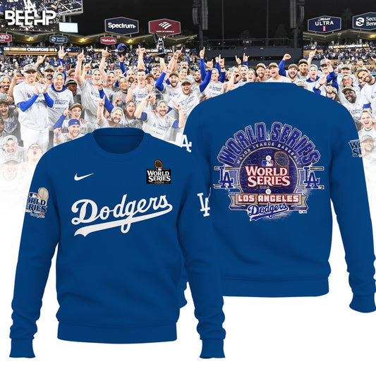 2024 Premium Los Angeles Shirt - LA Dodgers World Series Champions Sweatshirt | Jogger | Cap Combo - Unique Christmas Gift For Real Fan - LA Dodger Baseball Sweatshirt LAD03