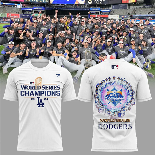 2024 Premium Los Angeles Shirt - LA Dodgers World Series Champions T-Shirt | Jogger | Cap Combo - Unique Christmas Gift For Real Fan - LA Dodger Baseball T-shirt LAD09