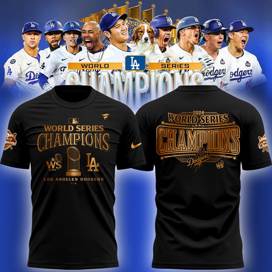 2024 Premium Los Angeles Shirt - LA Dodgers World Series Champions T-Shirt | Jogger | Cap Combo - Unique Christmas Gift For Real Fan - LA Dodger Baseball T-shirt LAD01