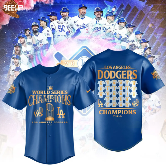 2024 Premium Los Angeles Shirt - LA Dodgers World Series Champions Jersey | Jogger | Cap Combo - Unique Christmas Gift For Real Fan - LA Dodger Baseball Jersey LAD06