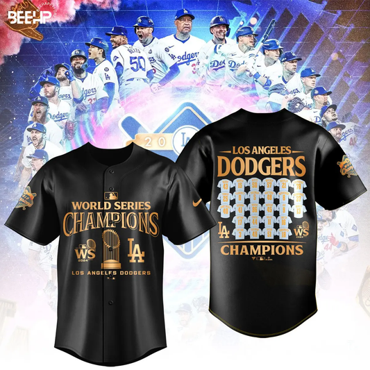 2024 Premium Los Angeles Shirt - LA Dodgers World Series Champions Jersey | Jogger | Cap Combo - Unique Christmas Gift For Real Fan - LA Dodger Baseball Jersey LAD02