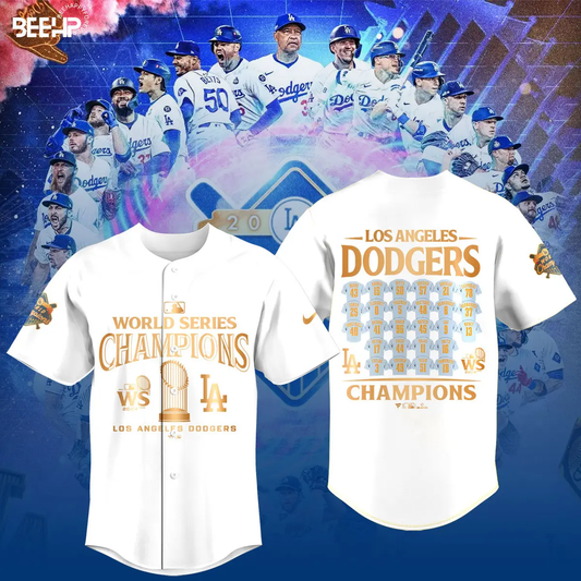 2024 Premium Los Angeles Shirt - LA Dodgers World Series Champions Jersey | Jogger | Cap Combo - Unique Christmas Gift For Real Fan - LA Dodger Baseball Jersey LAD12