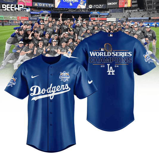 2024 Premium Los Angeles Shirt - LA Dodgers World Series Champions Jersey | Jogger | Cap Combo - Unique Christmas Gift For Real Fan - LA Dodger Baseball Jersey LAD07