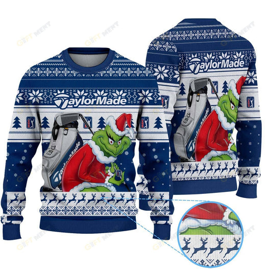 Premium Ugly Chritsmas Sweater For Fan Premium TaylorMade PGA TOUR Ugly Sweater  - 2024 Unique Ugly Xmas Jumper