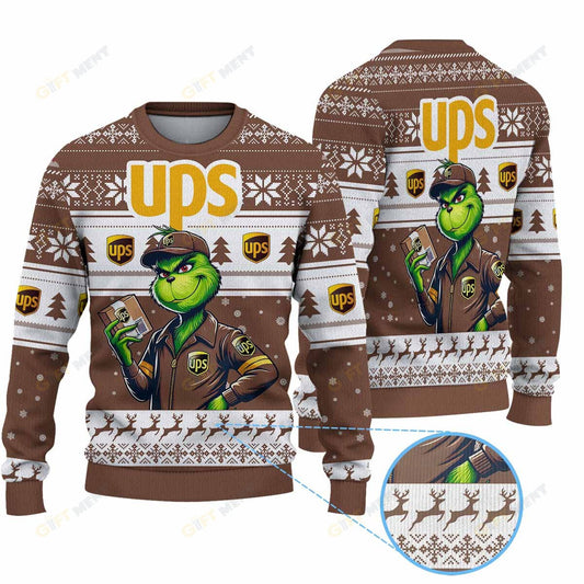 Premium Ugly Chritsmas Sweater For Fan Premium USP Grinch Ugly Sweater  - 2024 Unique Ugly Xmas Jumper