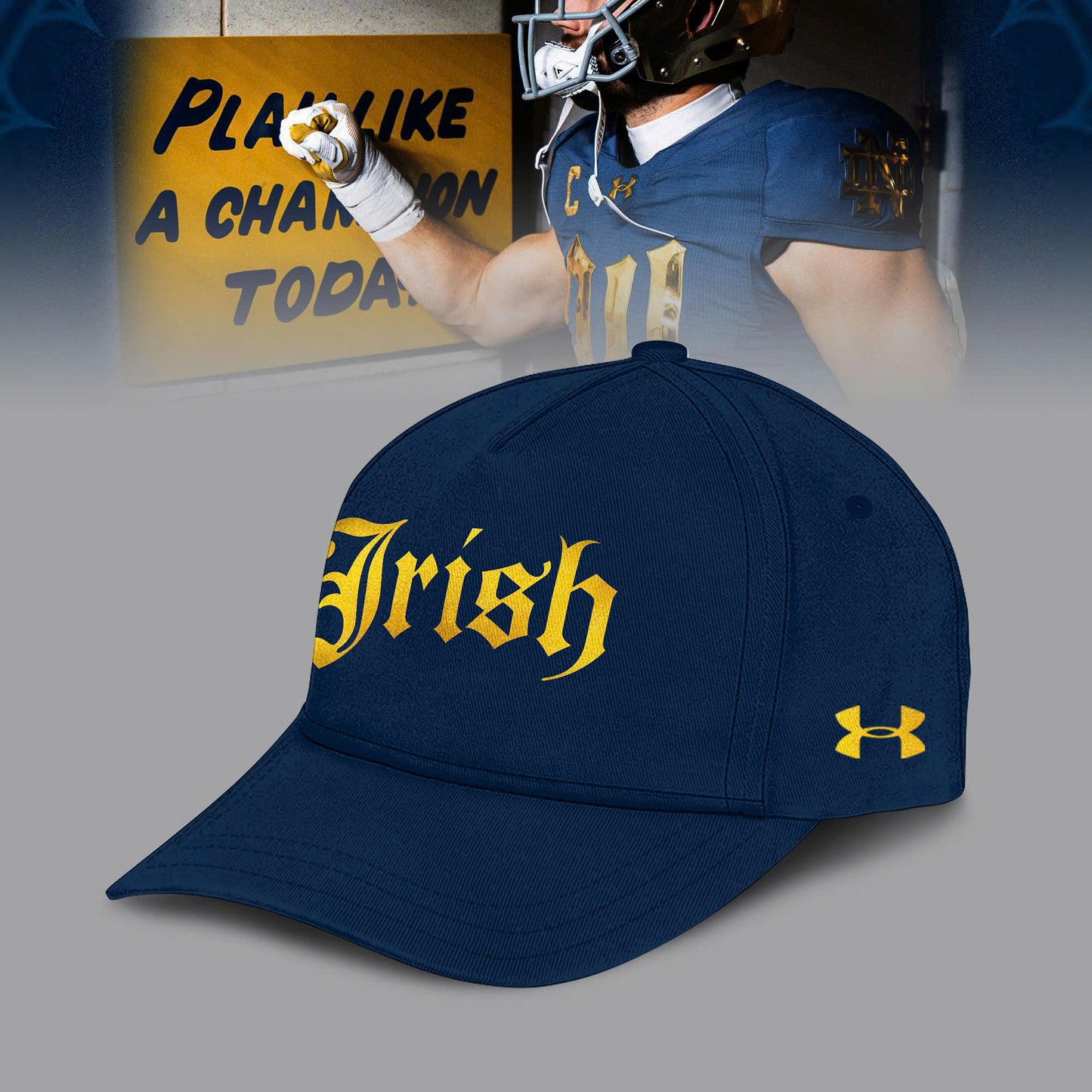 Premium Notre Dame Football Merch - Limited Edition Notre Dame Shamrock Series 2025 Custom Football Jersey - Be Bold, Be Gold: Notre Dame Fan Wear!