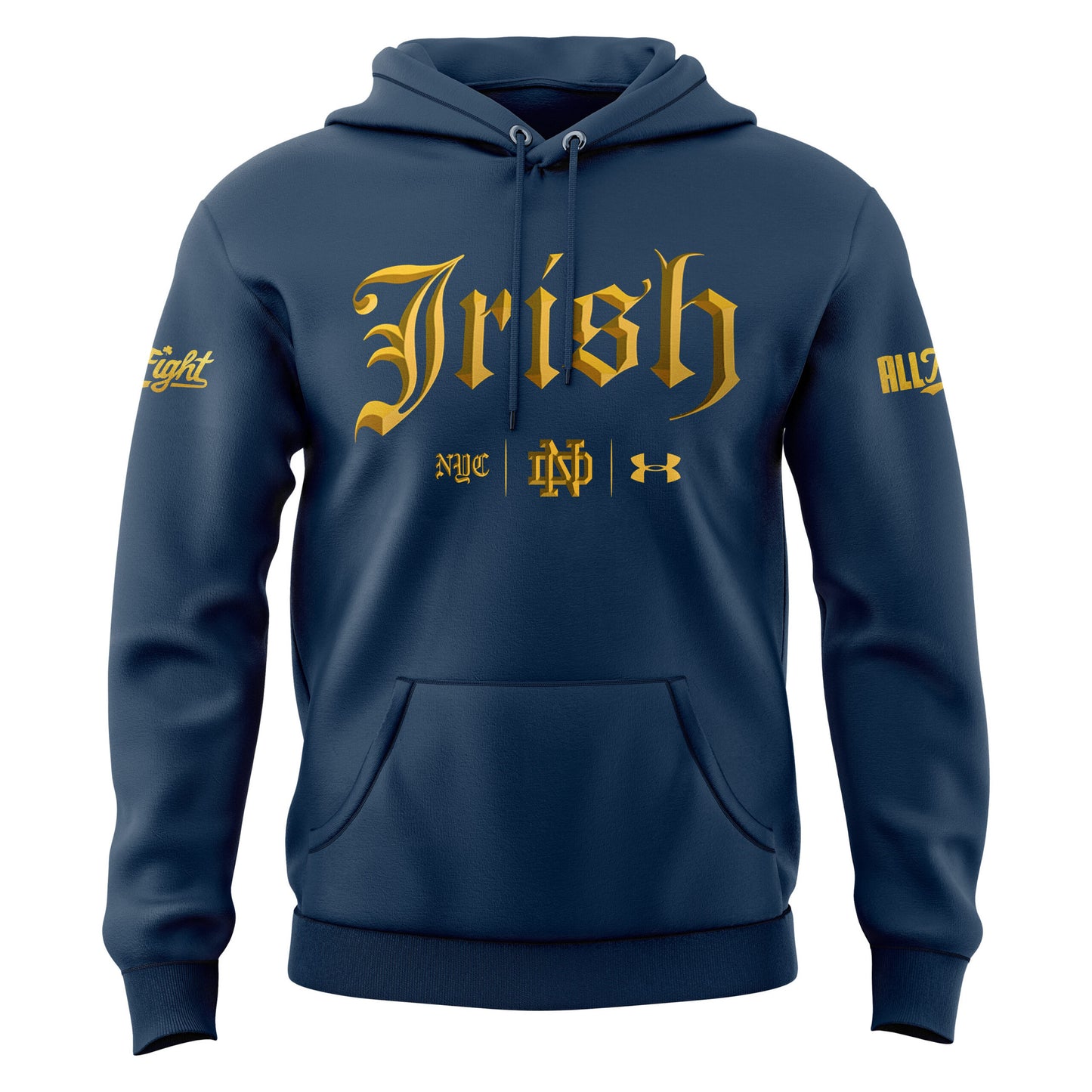 Premium Notre Dame Football Merch - Special 2025 Shamrock Series Notre Dame Football Hoodie - Be Bold, Be Gold: Notre Dame Fan Wear!