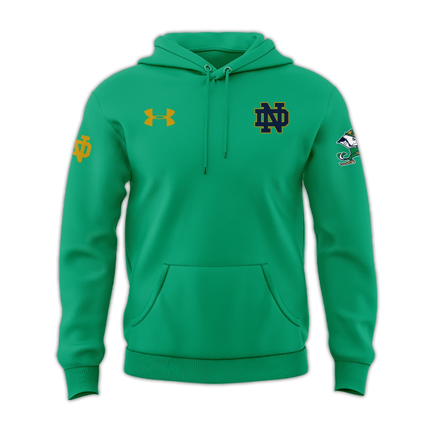 Premium Notre Dame Football Merch - Special 2025 Shamrock Series Notre Dame Football Hoodie - Be Bold, Be Gold: Notre Dame Fan Wear!