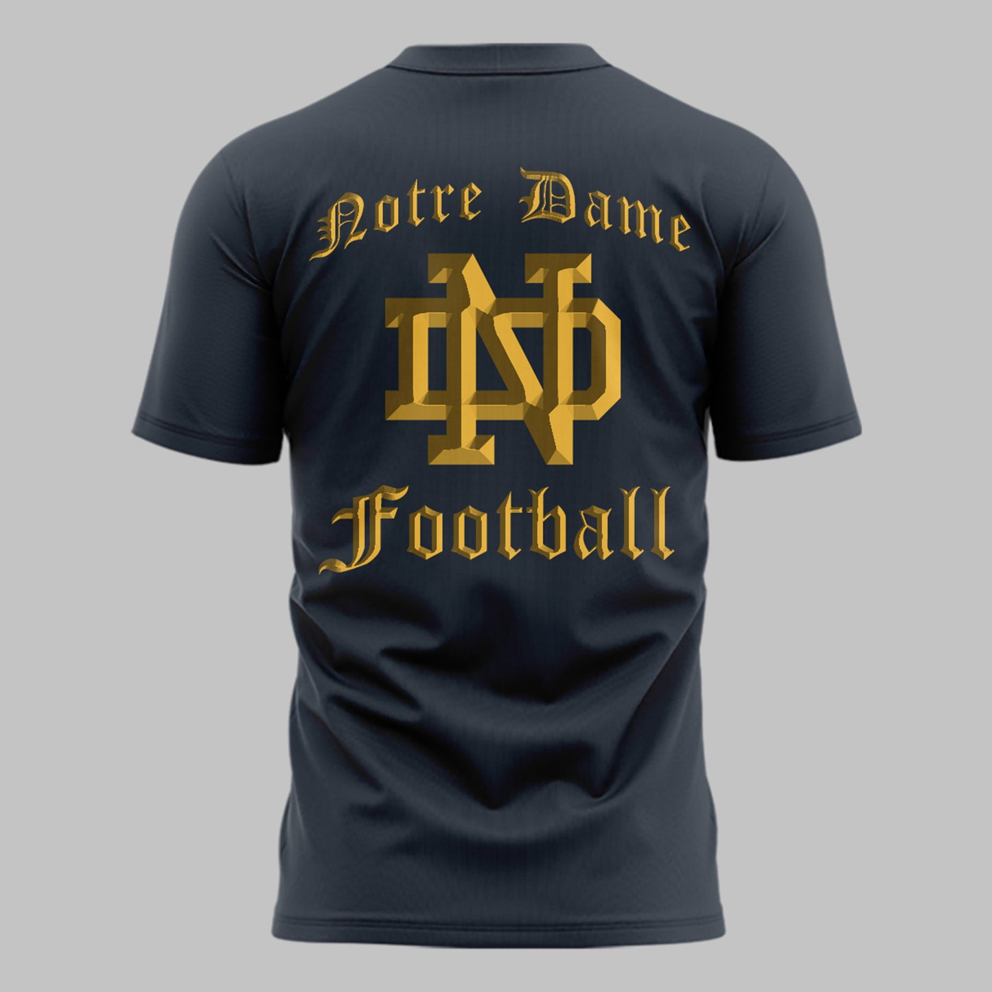 Premium Notre Dame Football Merch - Special 2025 Shamrock Series Notre Dame Football T-Shirt - Be Bold, Be Gold: Notre Dame Fan Wear!