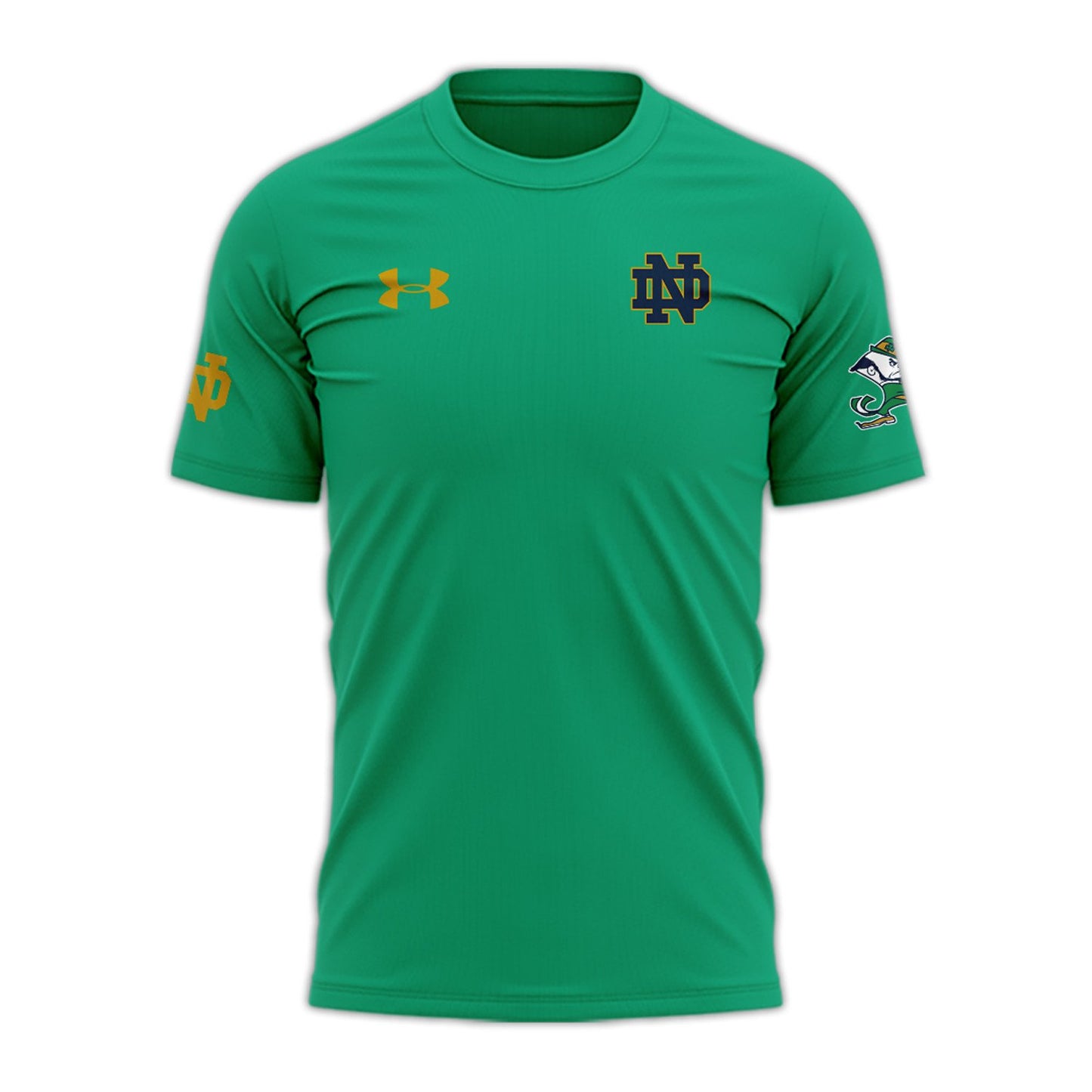 Premium Notre Dame Football Merch - Special 2025 Shamrock Series Notre Dame Football T-Shirt - Be Bold, Be Gold: Notre Dame Fan Wear!