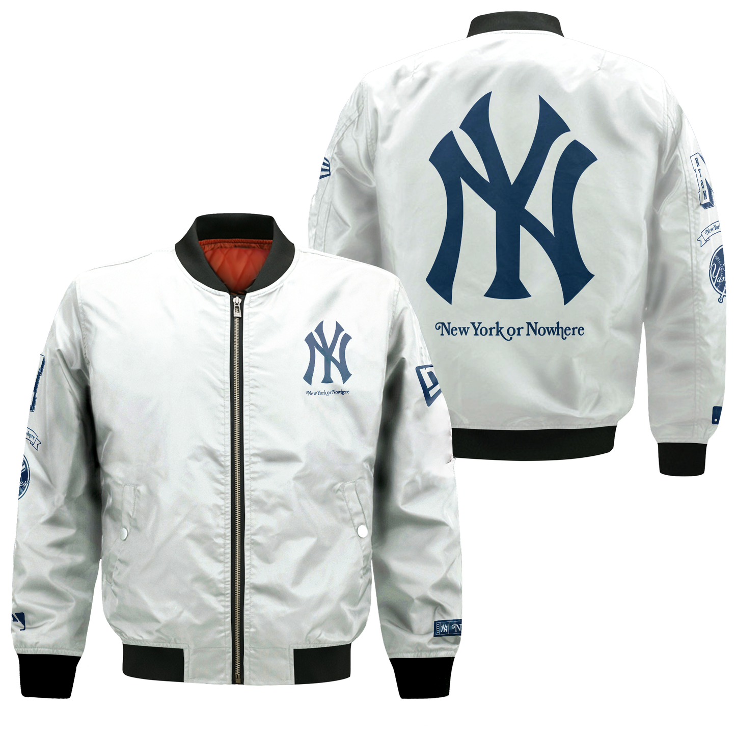 New York Yankees Premium Bomber Jacket - Limited Edition New York Yankees x New York or Nowhere Bomber Jacket NYY03