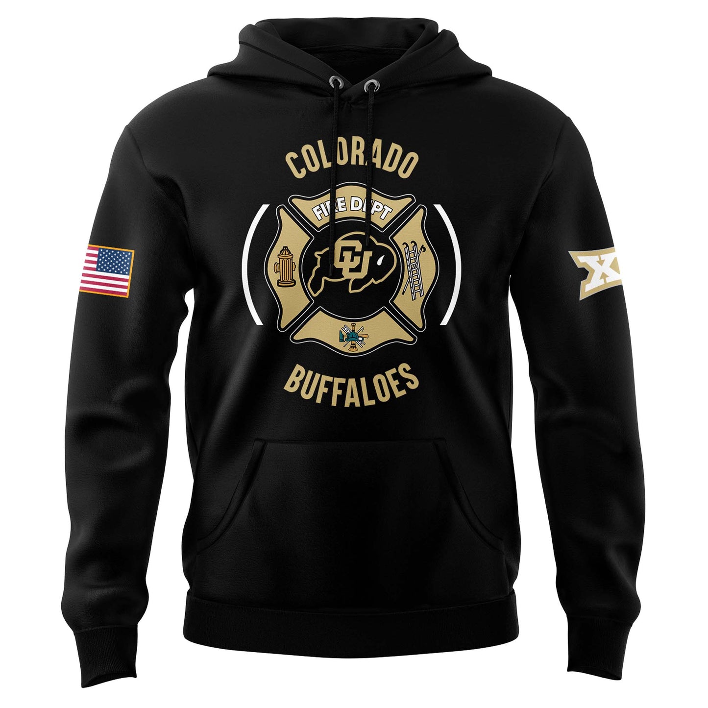 Colorado Buffaloes Football x Firefighter Appreciation Night Premium Limited Pullover Hoodie