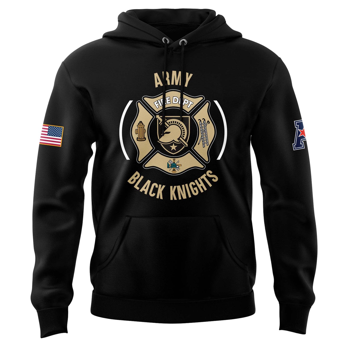 Army Black Knights Football x 2024 Firefighter Appreciation Night Premium Limited Pullover Hoodie