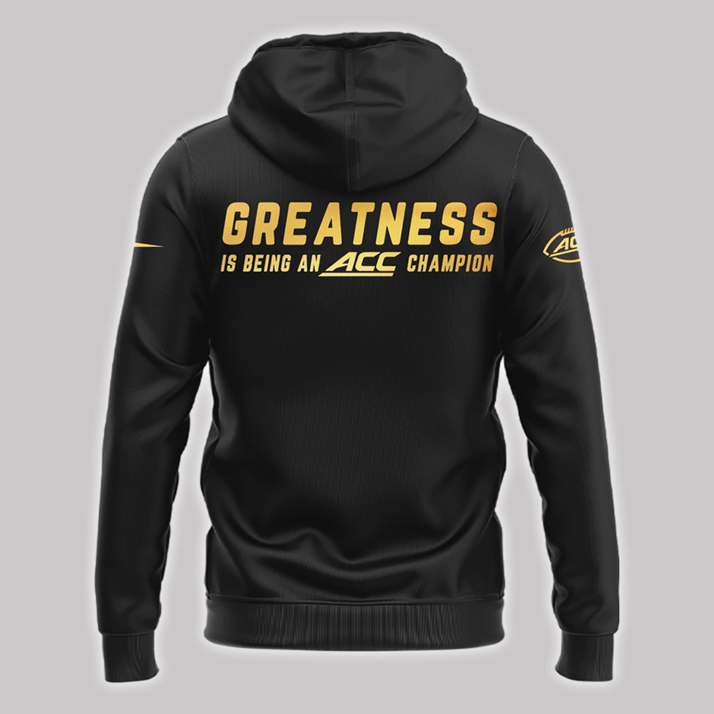 Premium Clemson Tigers Gear - Clemson Tigers Atlantic Coast Champions Limited Edition Hoodie 2024 - Greatness Is Being An ACC Champion