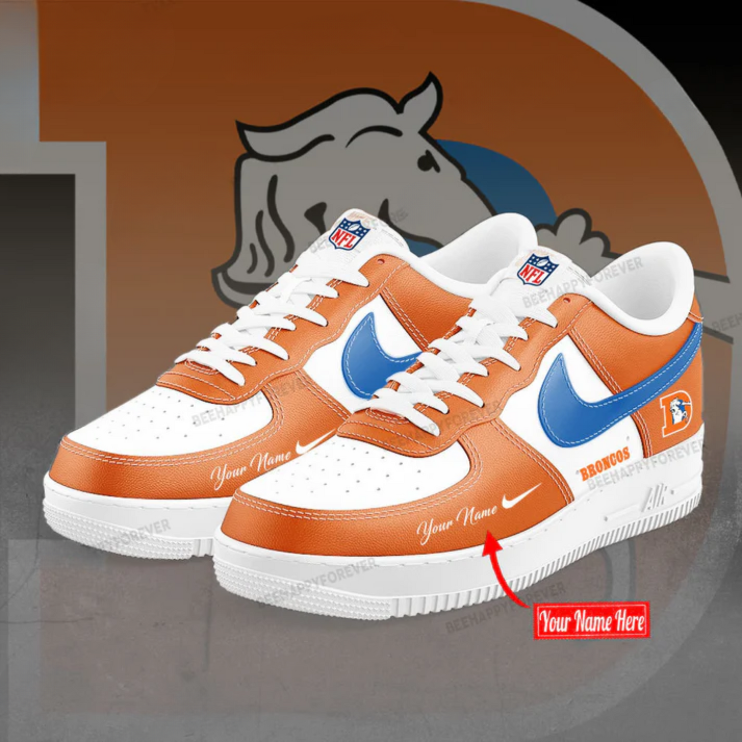 Denver Broncos 2024 AF1 SNEAKER