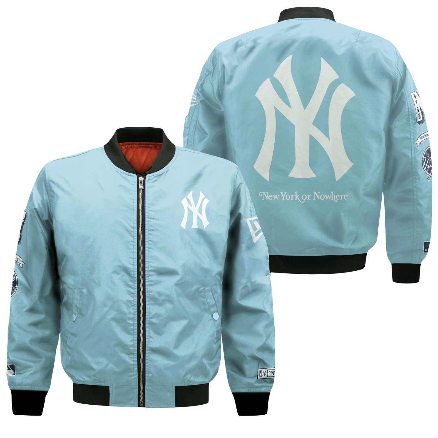 New York Yankees Premium Bomber Jacket - Limited Edition New York Yankees x New York or Nowhere Bomber Jacket NYY04