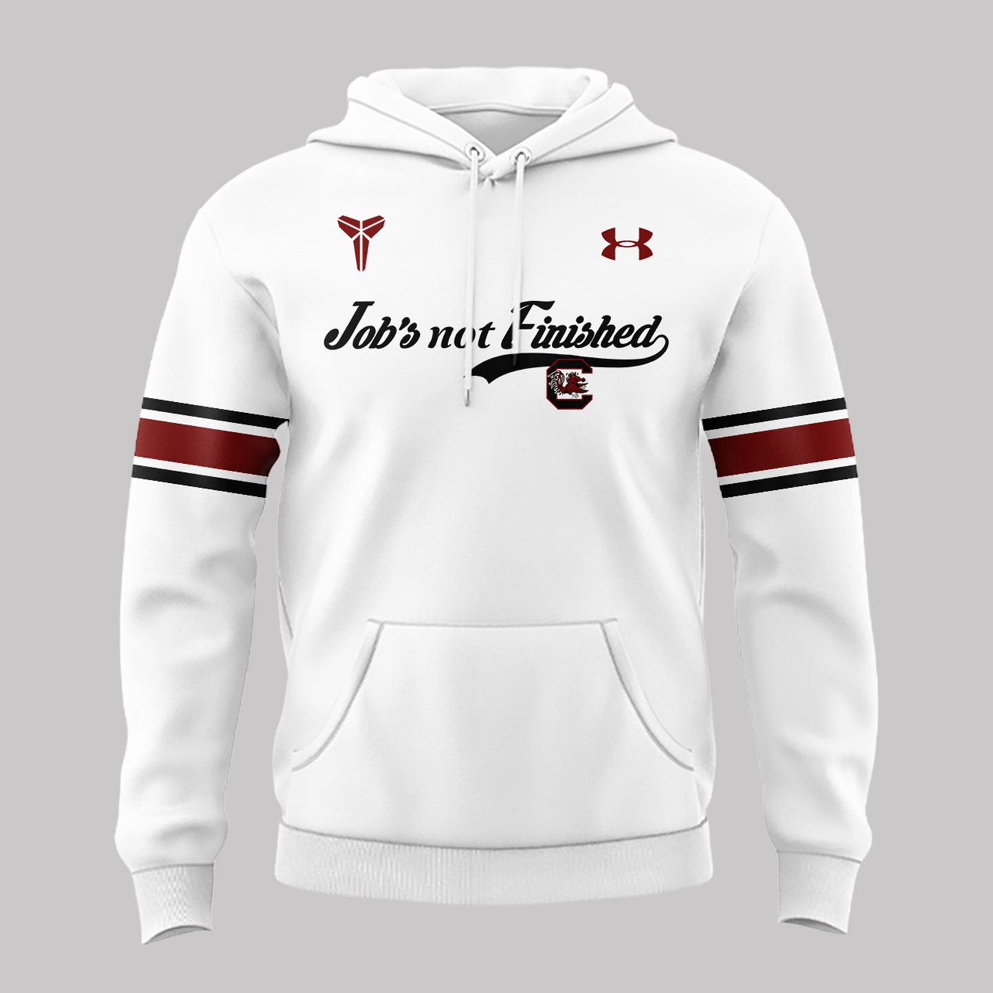 Premium South Carolina Gamecocks Gear - Limited Edition Job’s not Finished South Carolina Gamecocks White Hoodie