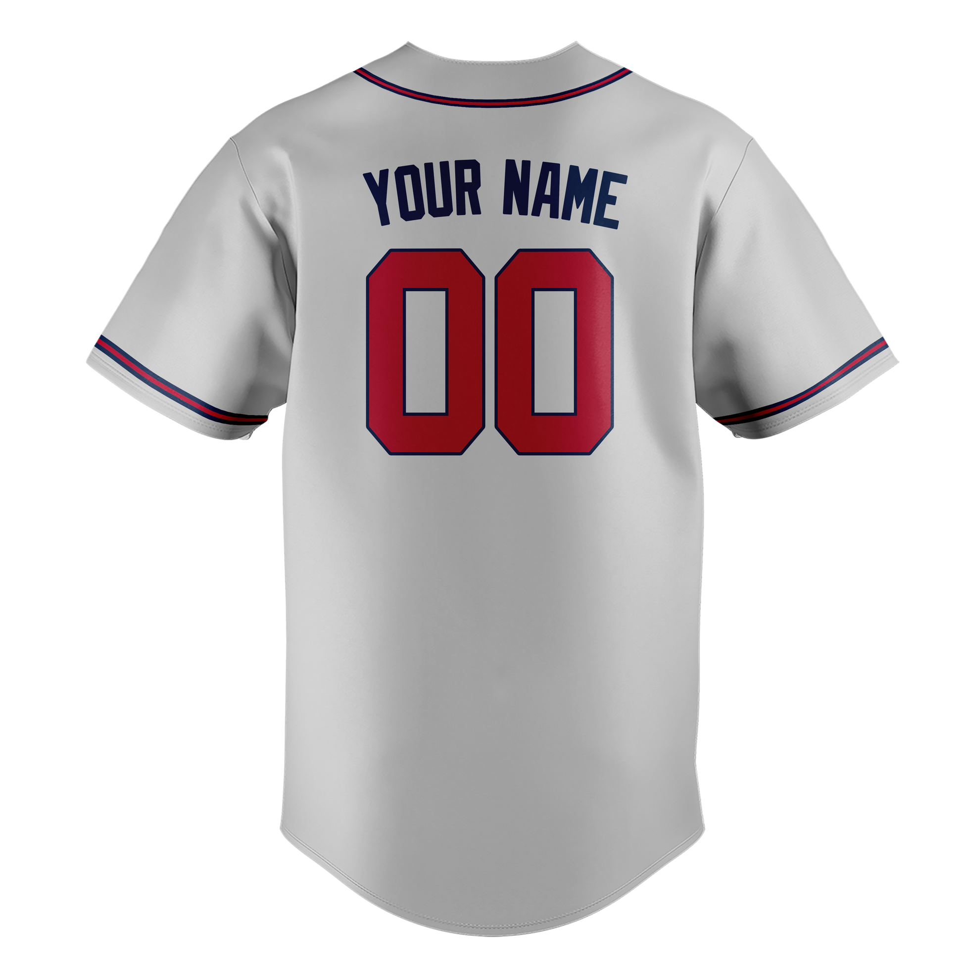 Custom Gray & Maroon Colors Design Sports Baseball Jersey