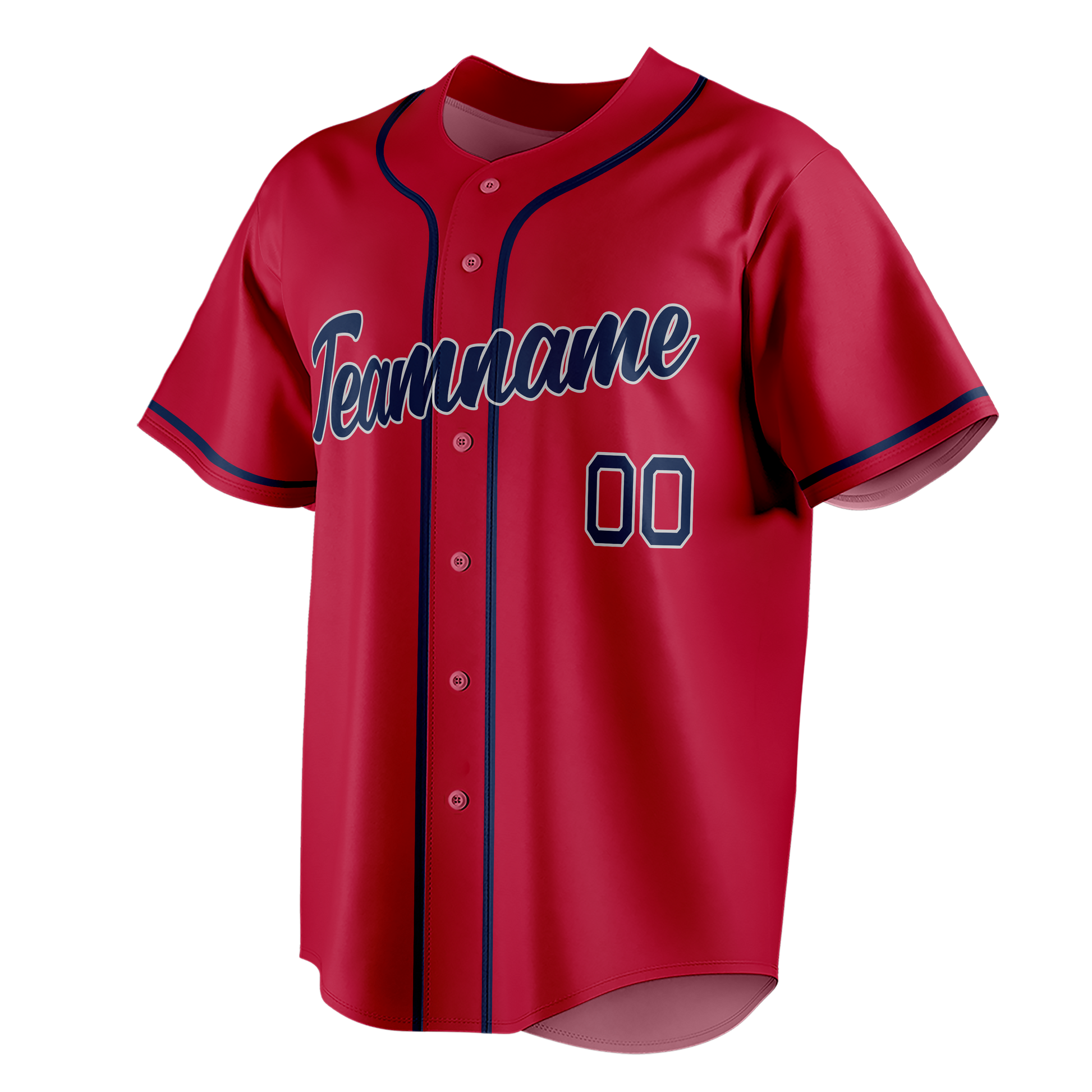 Custom Maroon & Royal Blue Colors Design Sports Baseball Jersey