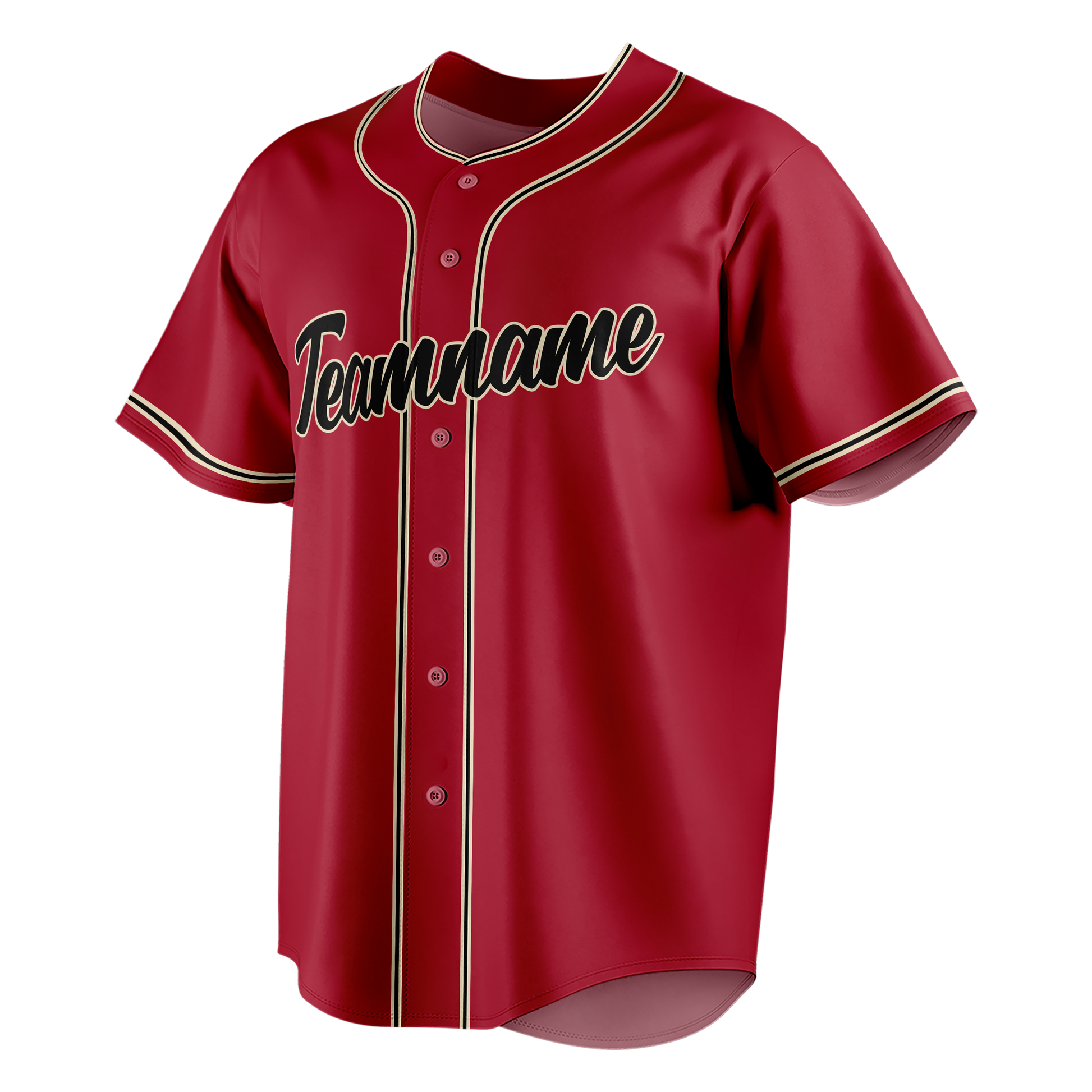 Custom Maroon & Black Colors Design Sports Baseball Jersey