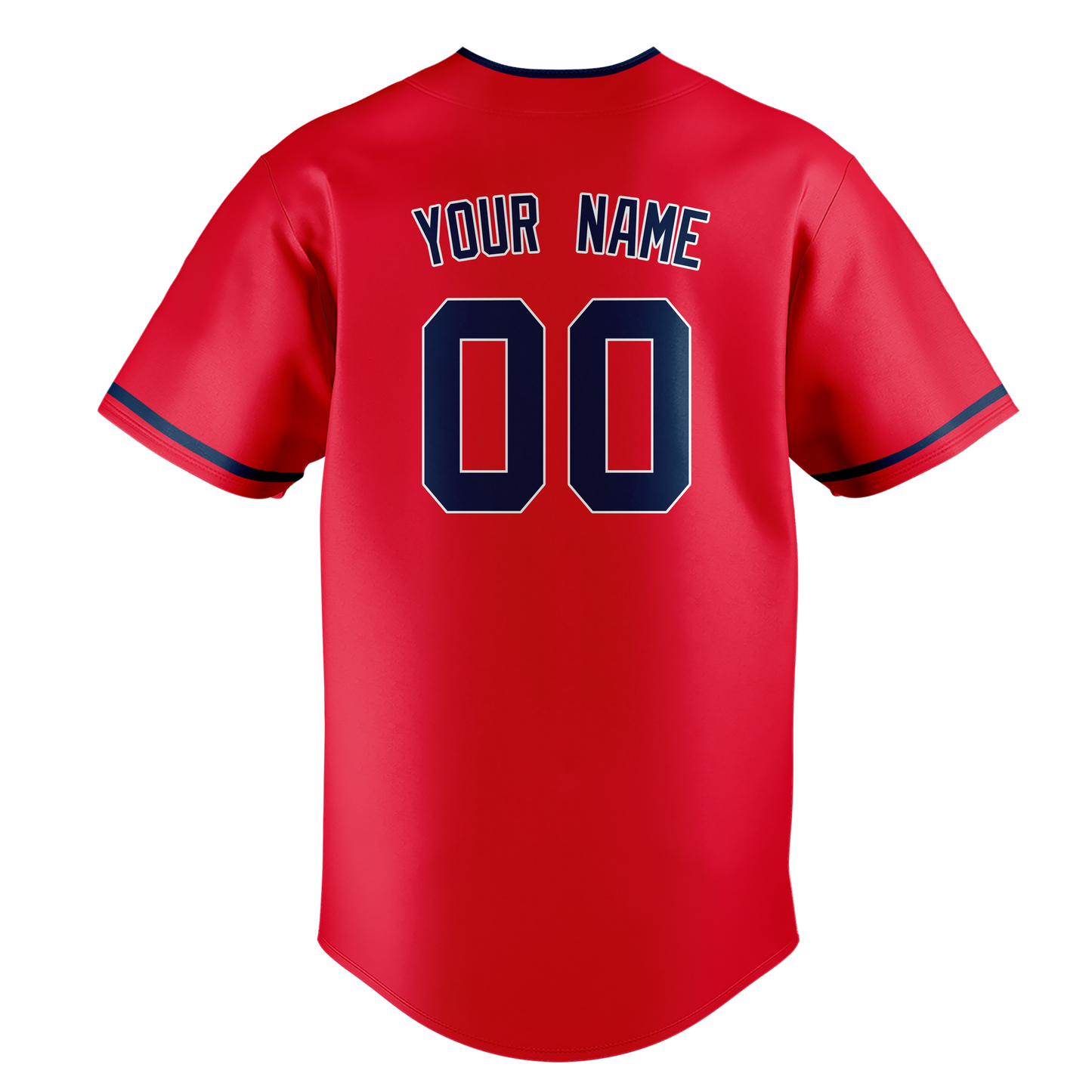 Custom Red & Dark Purple Colors Design Sports Baseball Jersey