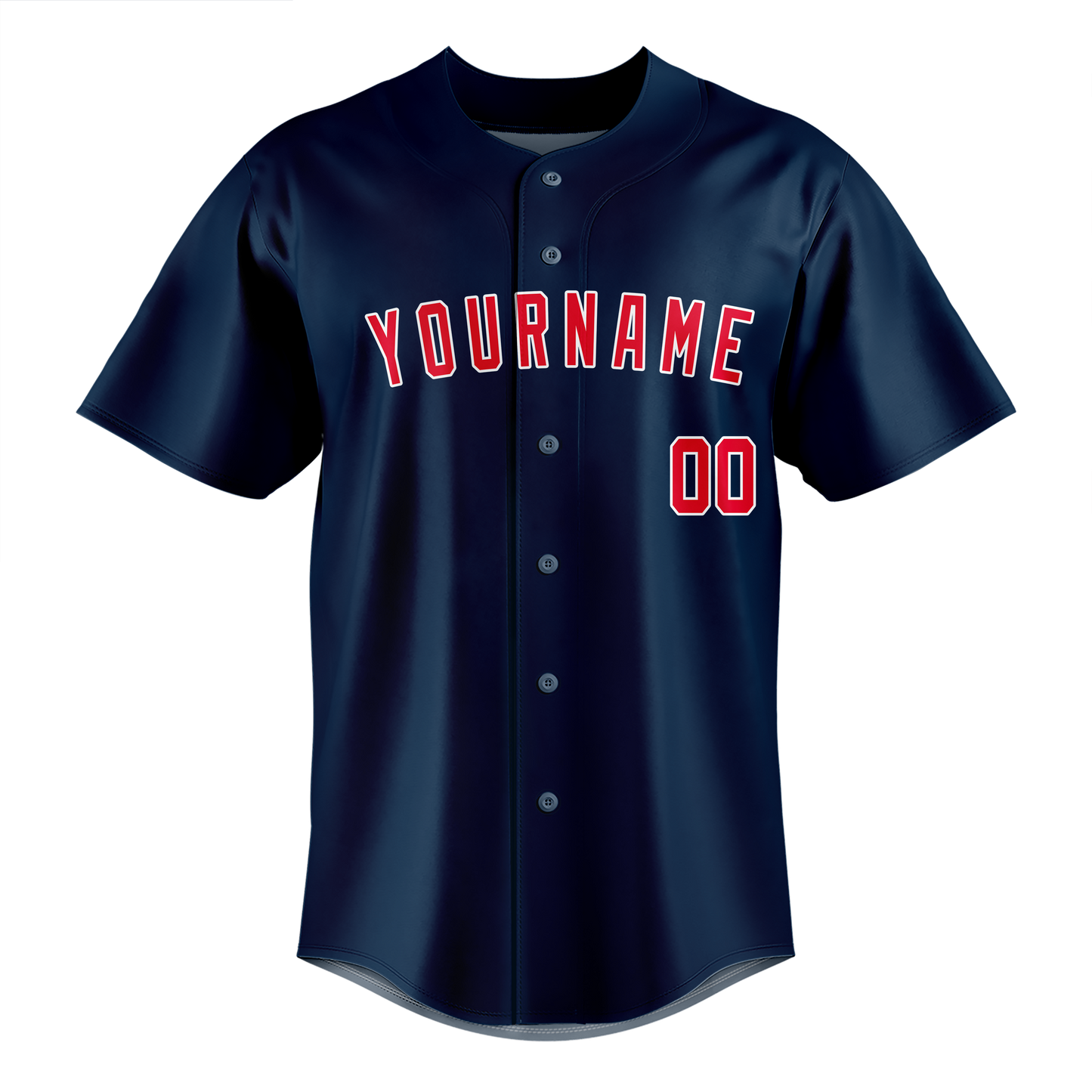 Custom Dark Purple & Red Colors Design Sports Baseball Jersey