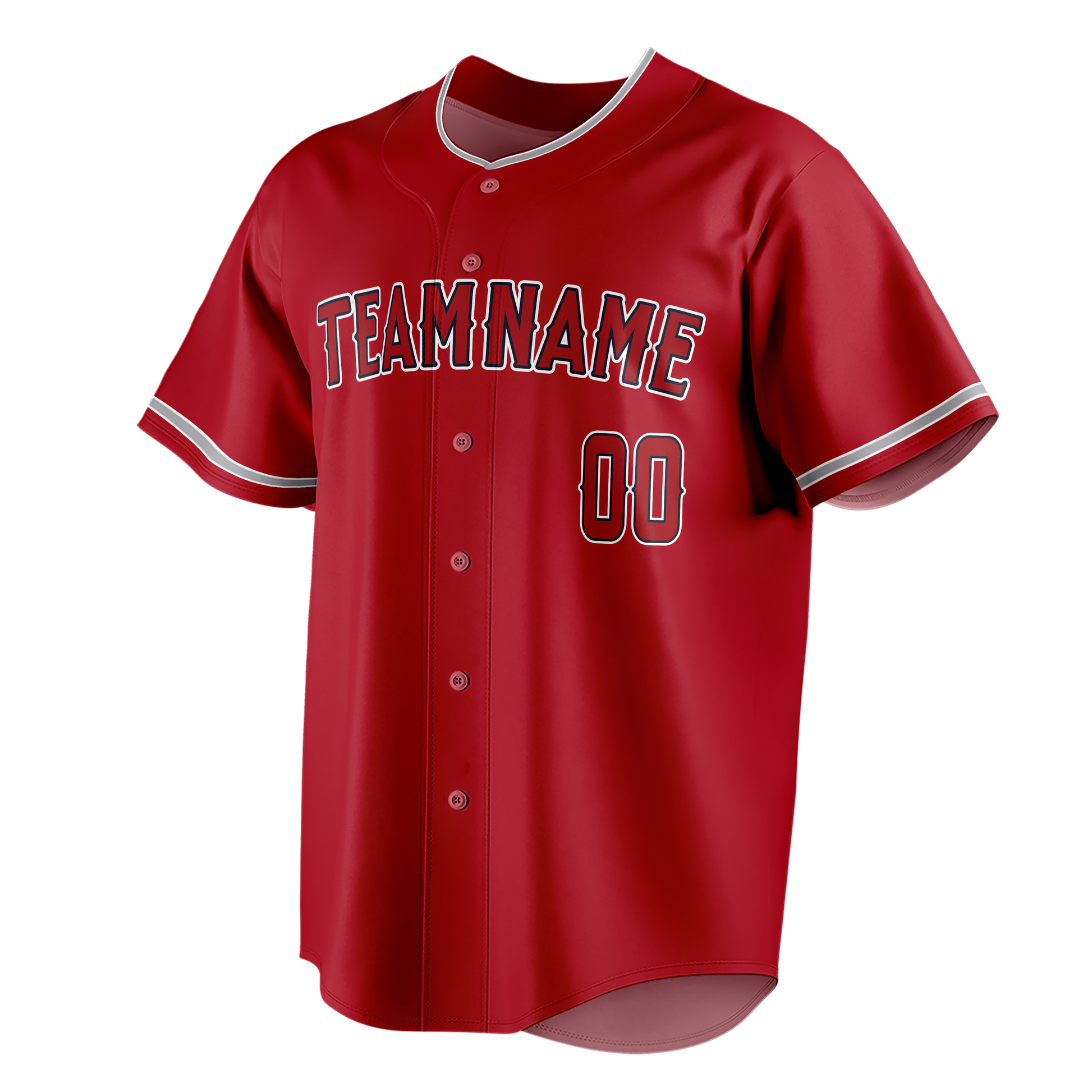 Custom Maroon & White Colors Design Sports Baseball Jersey