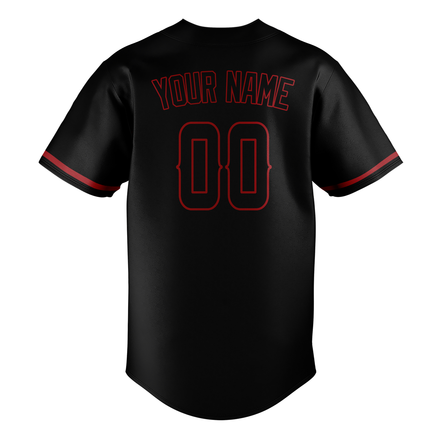 Custom Black & Maroon Colors Design Sports Baseball Jersey