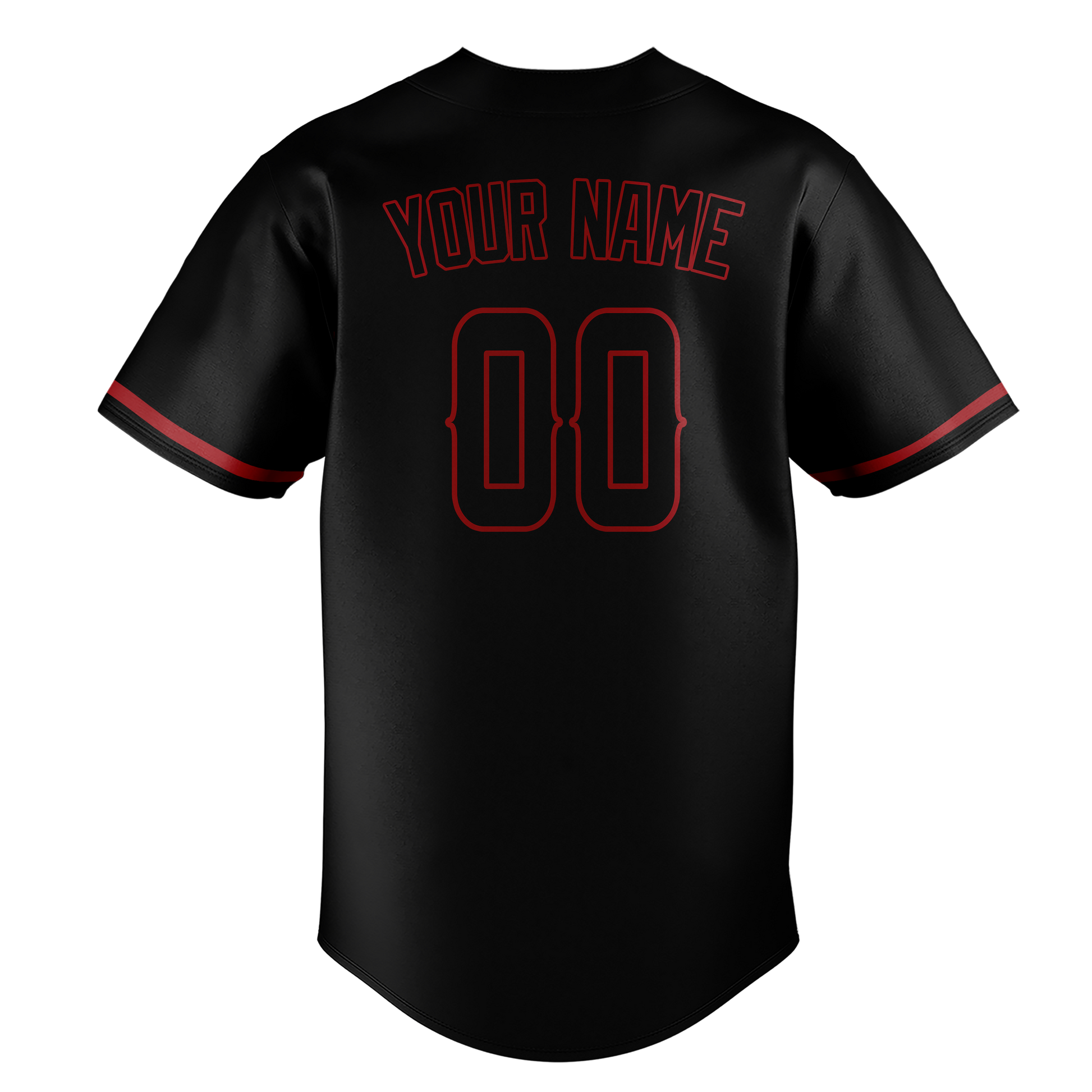 Custom Black & Maroon Colors Design Sports Baseball Jersey