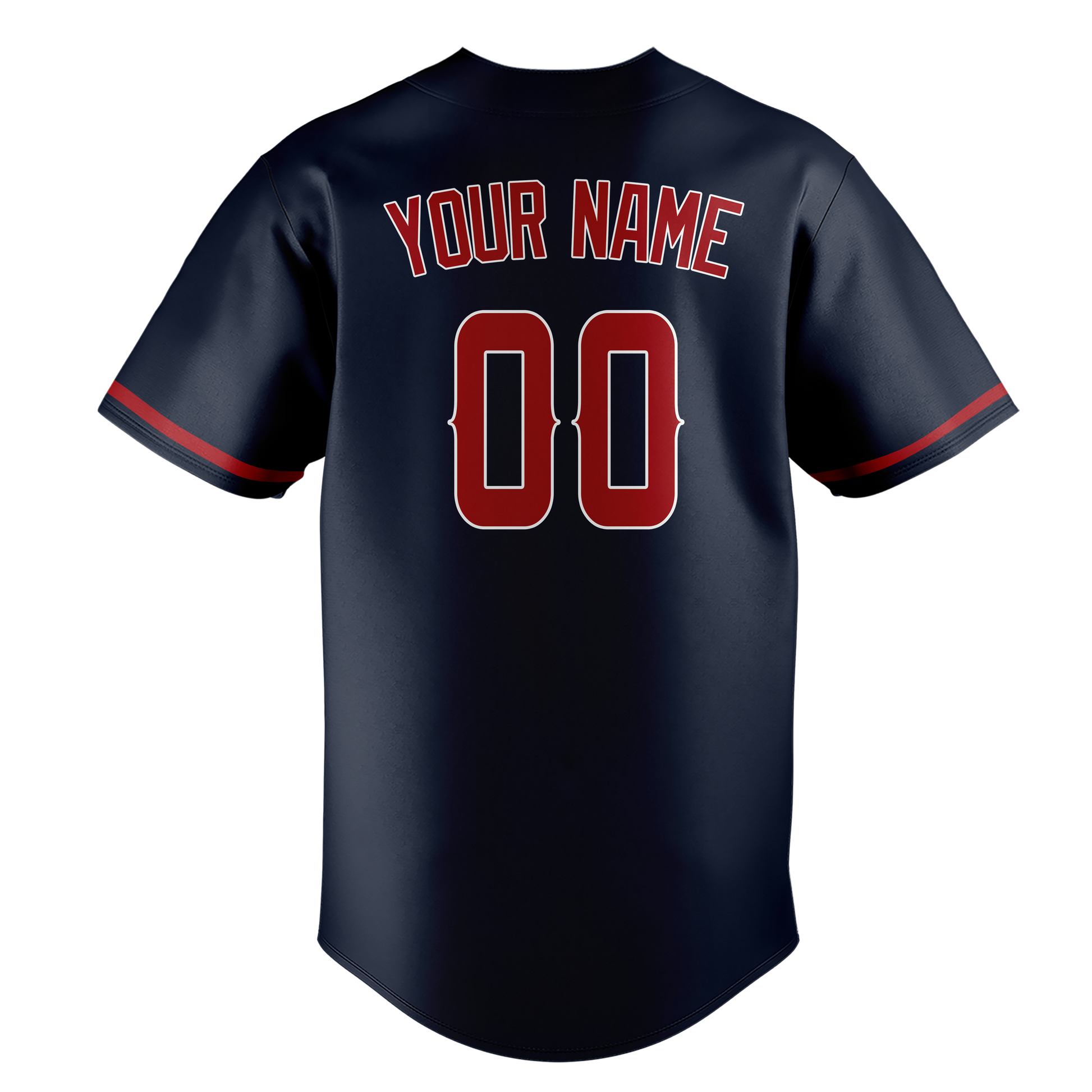 Custom Navy Blue & Maroon Colors Design Sports Baseball Jersey