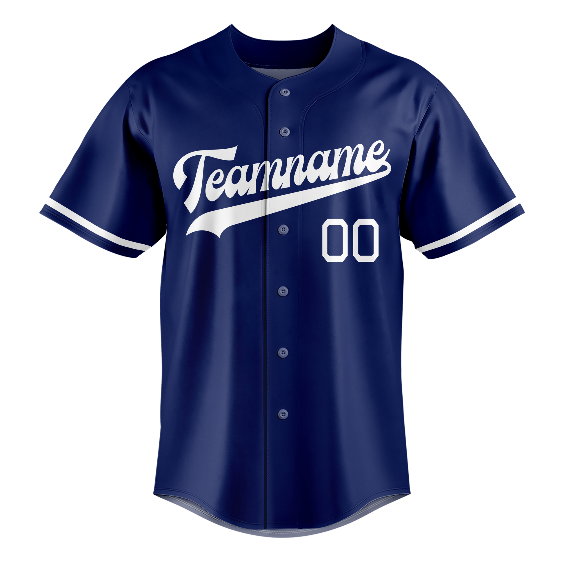 Custom Royal Blue & Black Colors Design Sports Baseball Jersey