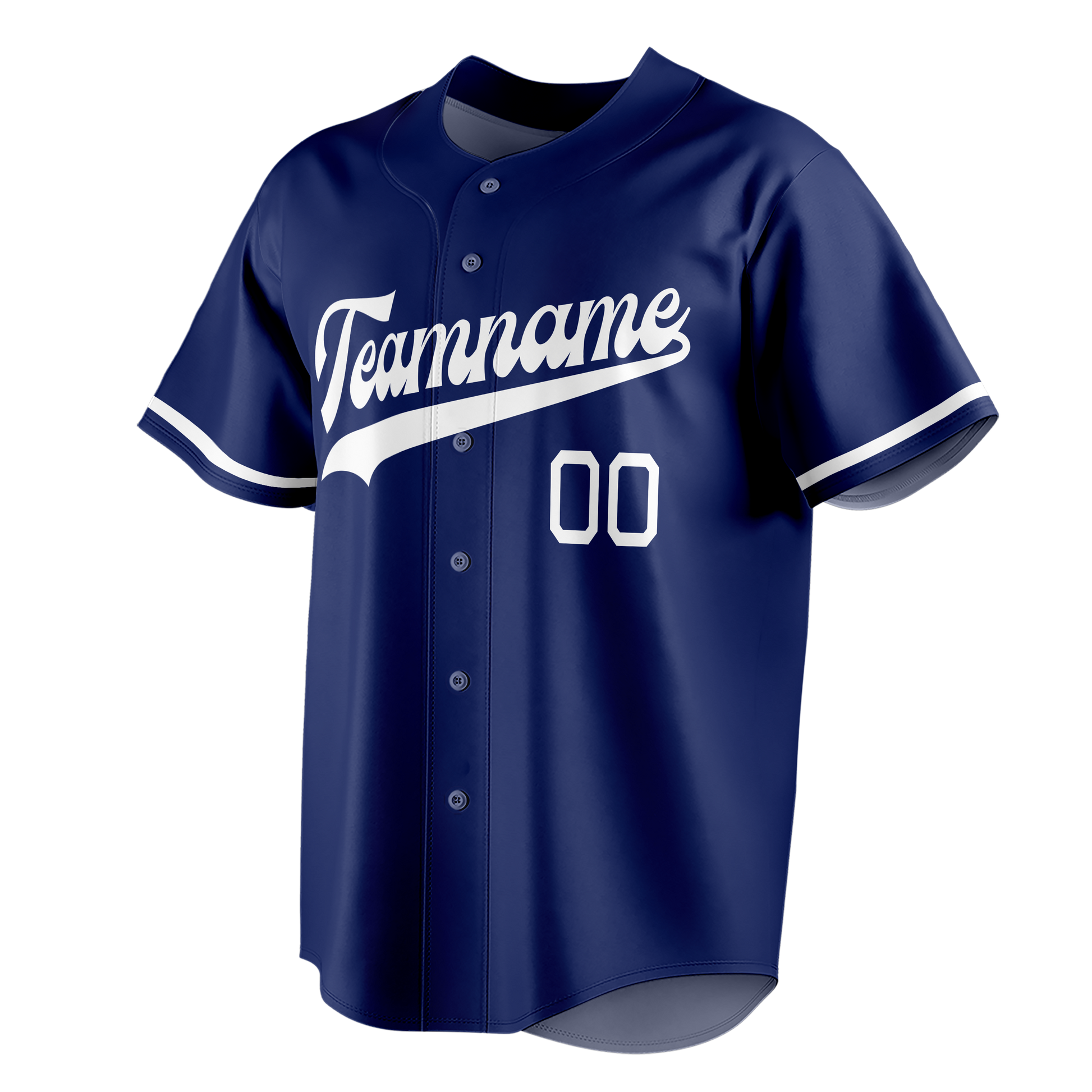 Custom Royal Blue & Black Colors Design Sports Baseball Jersey