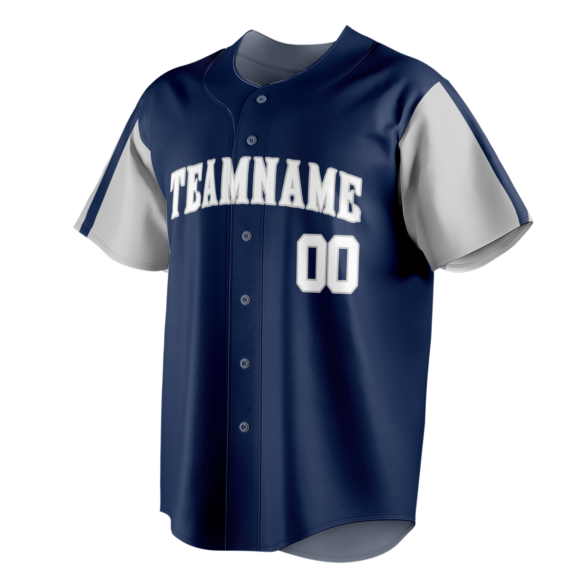 Custom Red & Silver Colors Design Sports Baseball Jersey