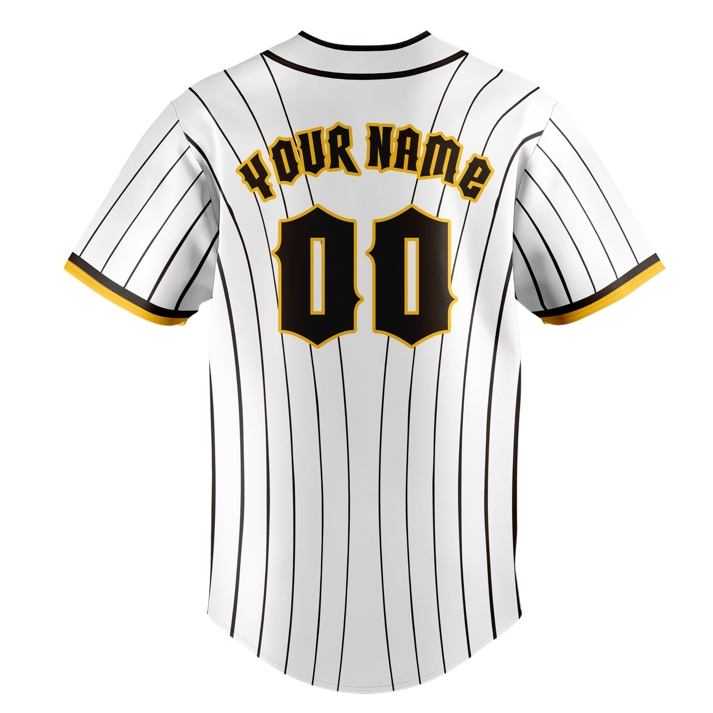 Custom White & Black Colors Design Sports Baseball Jersey