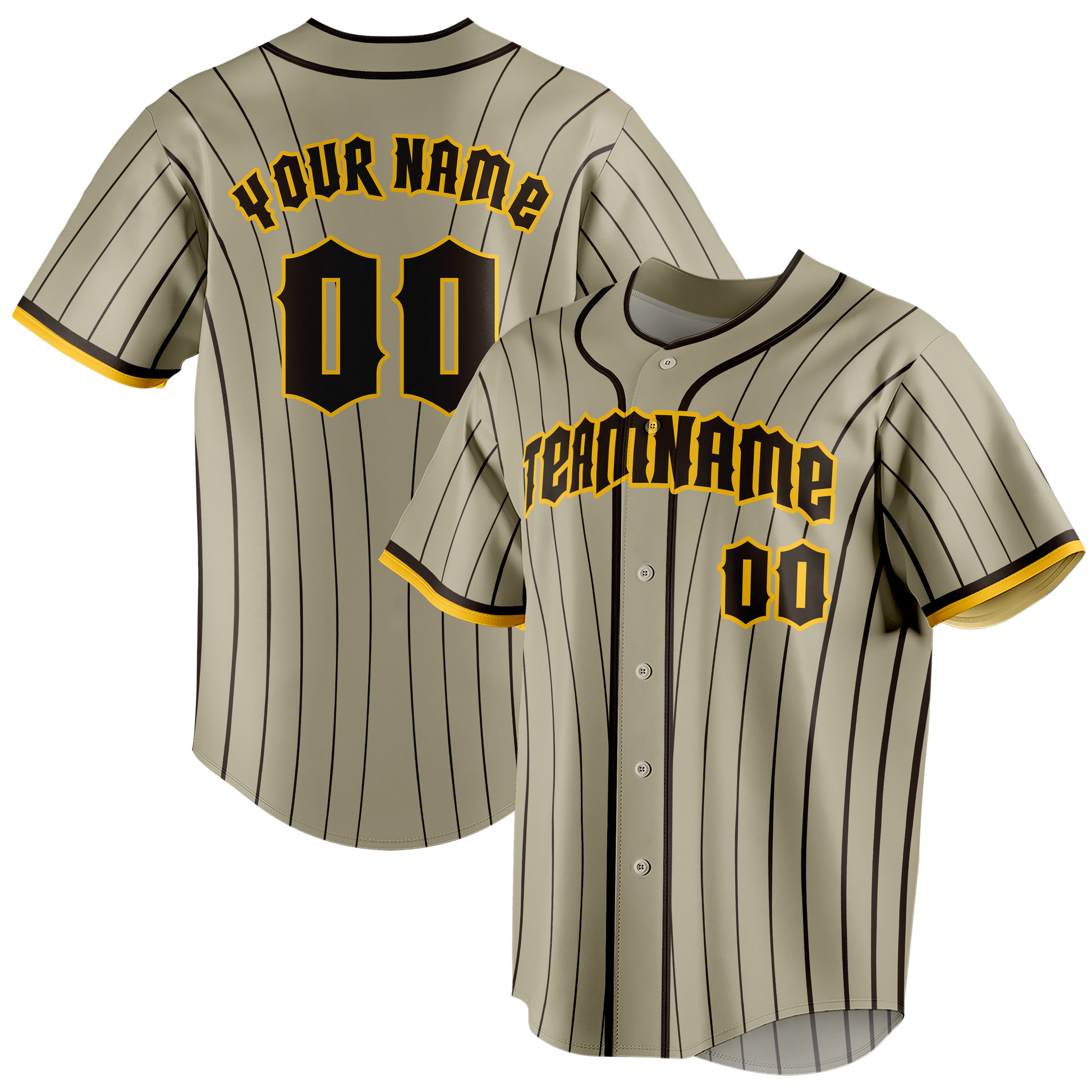 Custom Camo & Black Colors Design Sports Baseball Jersey