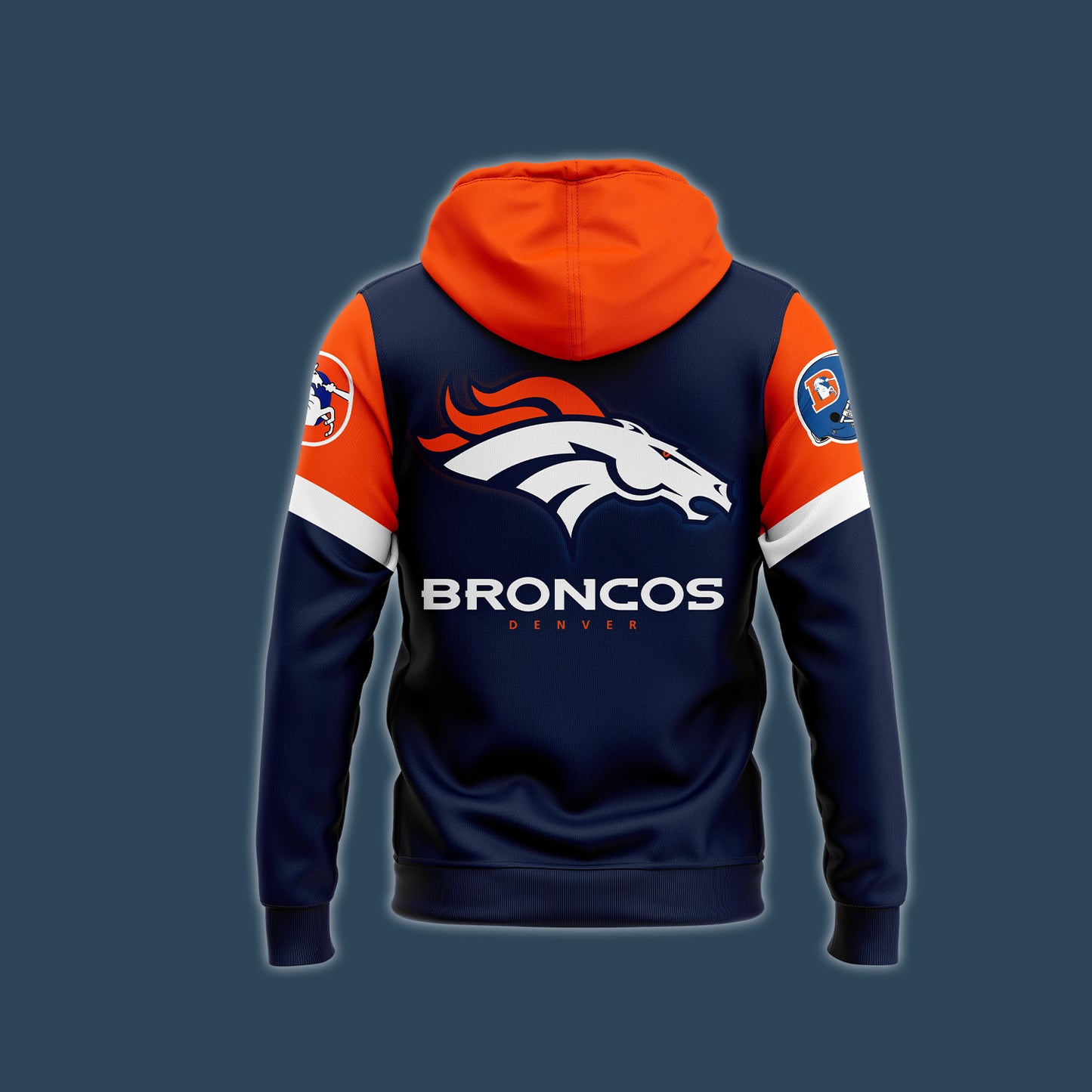 Premium Denver Broncos Gear - Denver Broncos 2024 Midnight Navy Hoodie - Unique Gift For Denver Broncos Fans DB01