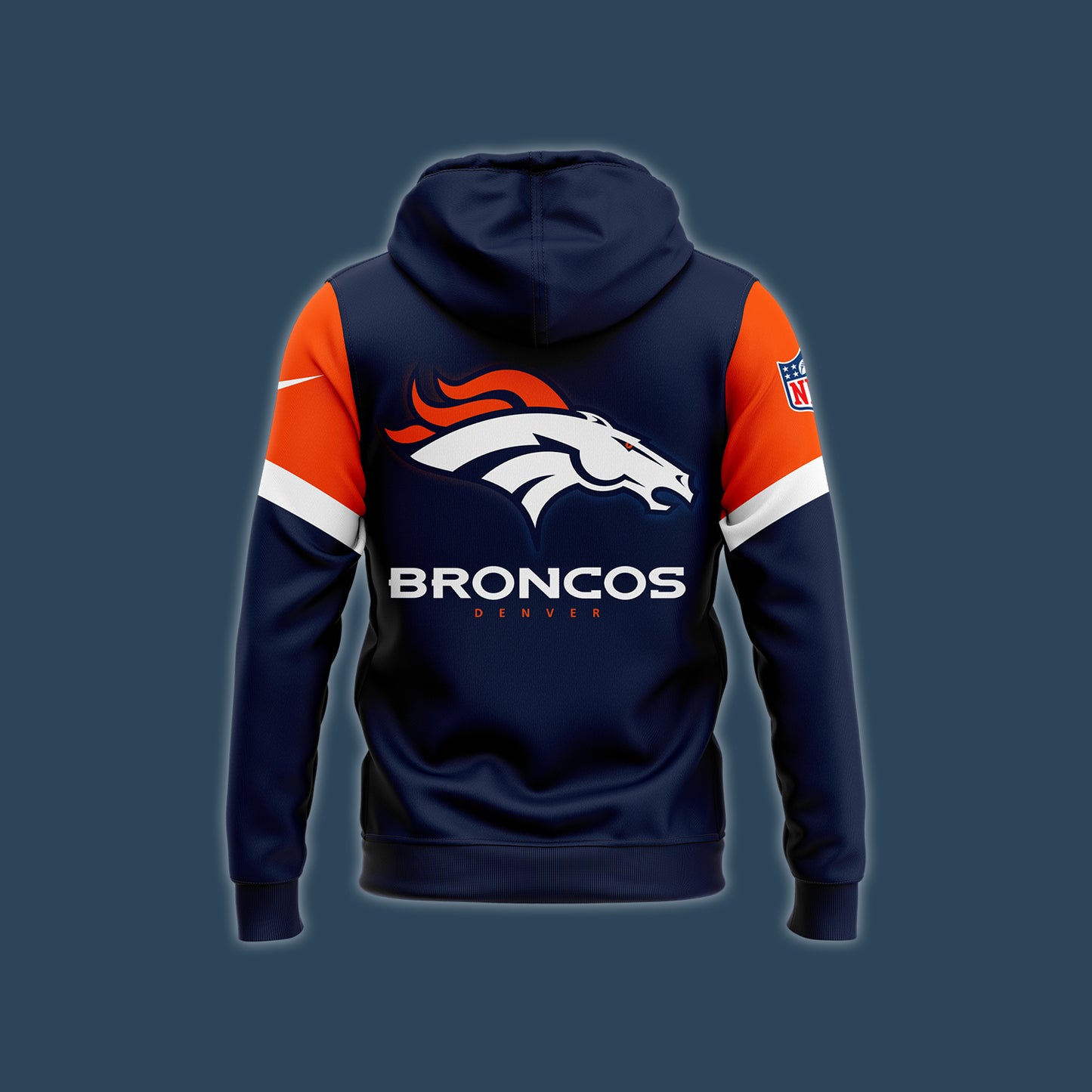 Premium Denver Broncos Gear - Denver Broncos 2024 Midnight Navy Hoodie - Unique Gift For Denver Broncos Fans DB02