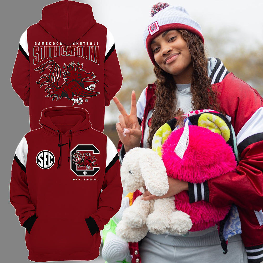 Limited Edition_South Carolina Basketball Womens_ Combo Hoodie/Jogger/Cap