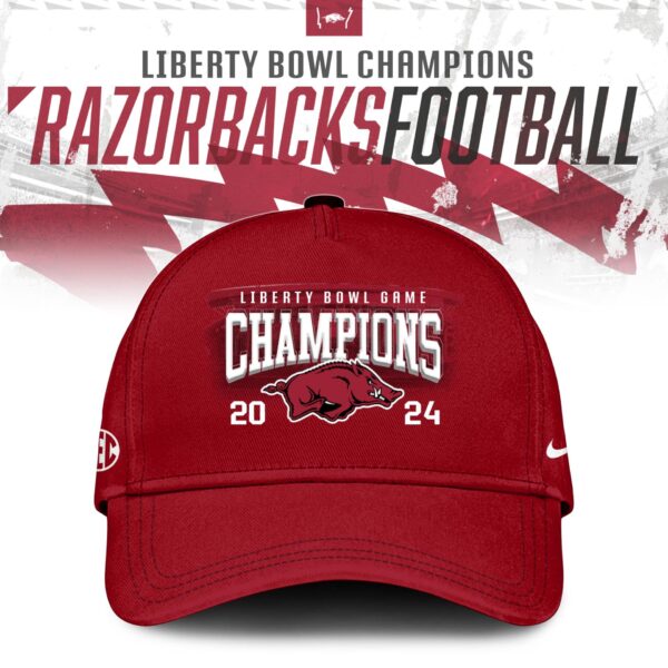 Premium Arkansas Razorbacks Merch - Limited Edition Arkansas Razorback Liberty Bowl Champions Hoodie