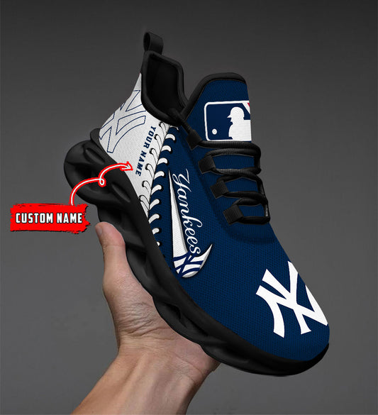 2024 Premium New York Yankees World Series Running Shoe - New Shoe Model For Fans New York Yankees Custom Name