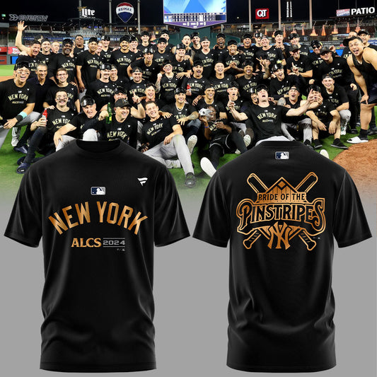 2024 Premium New York Yankees World Series Shirt - Limited Edition New York Yankees ALCS BOUND Pride of the Pinstripes - NY Yankees Shirt