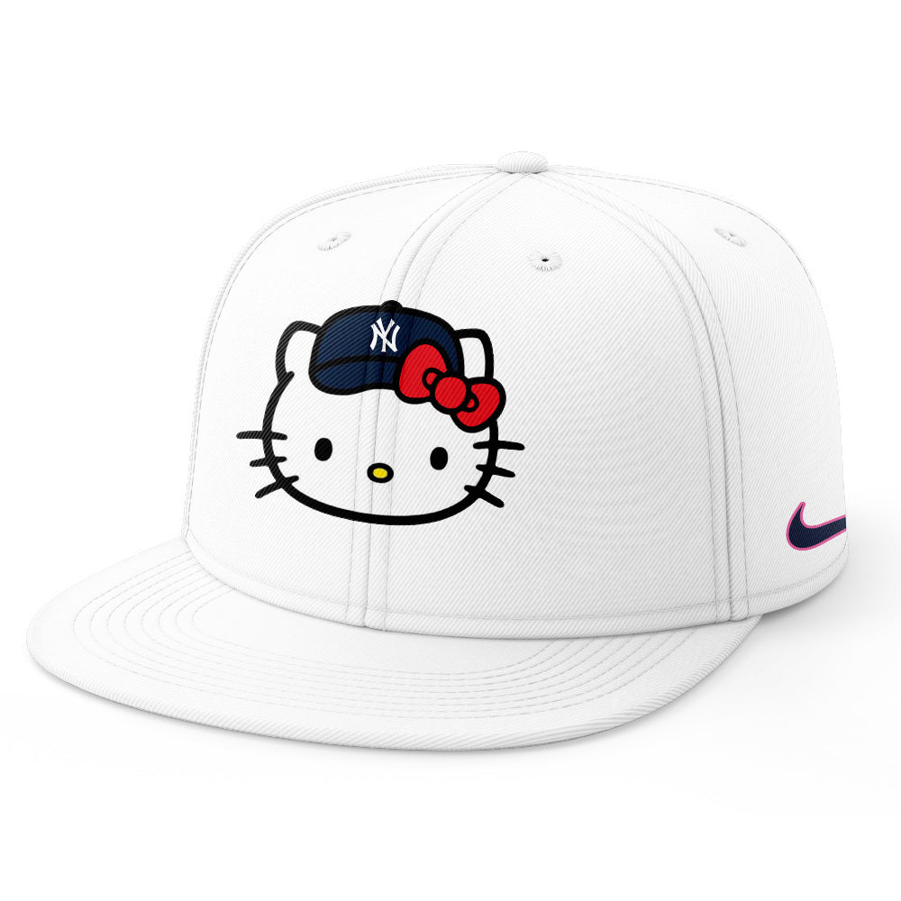 2024 Premium New York Yankees World Series Shirt - Limited Edition New York Yankees Jersey x Hello Kitty 50TH White